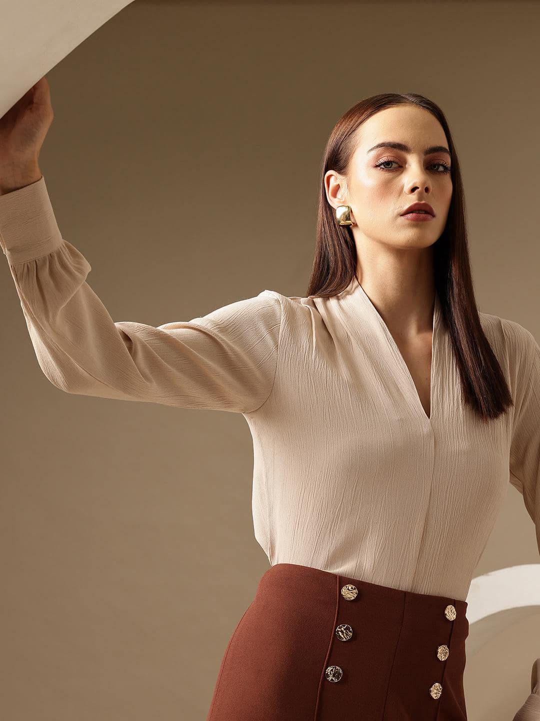 Chemistry Crepe Top