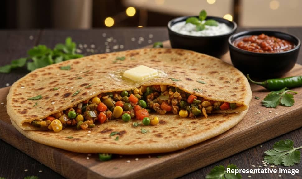  Mixed Vegetable Paratha