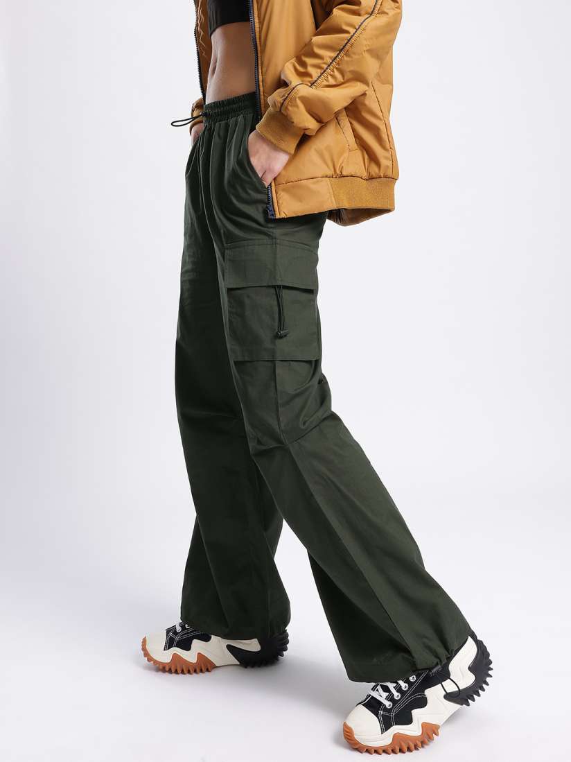 DressBerry Toggled Cargo Trousers