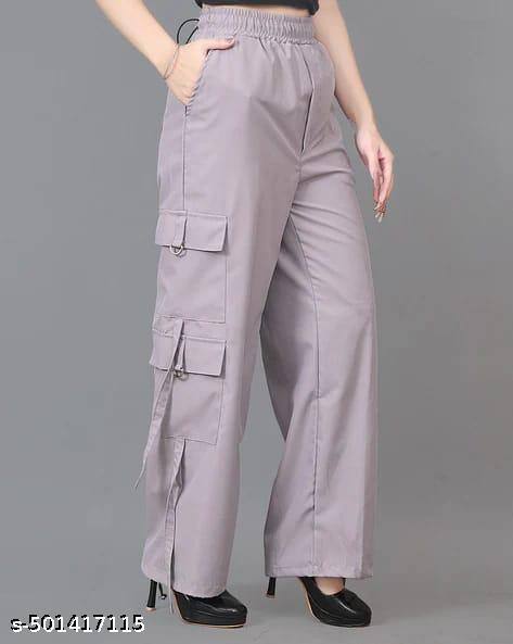 SQew High-Rise Cargos Trousers