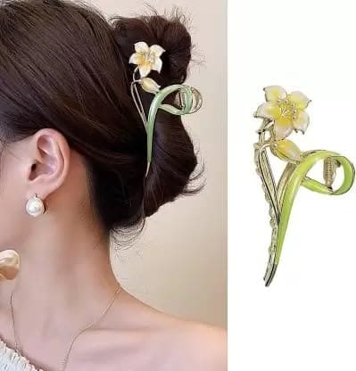 Denicraas Tulip Lotus Hair Claw Clips Denicraas Tulip Lotus Hair Claw Clips
