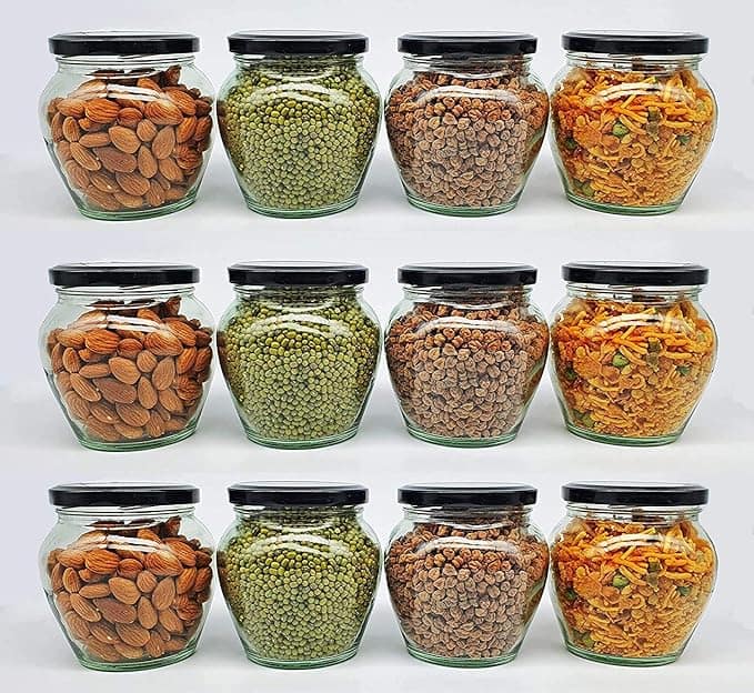 Sitovi Transparent Glass Jar Set