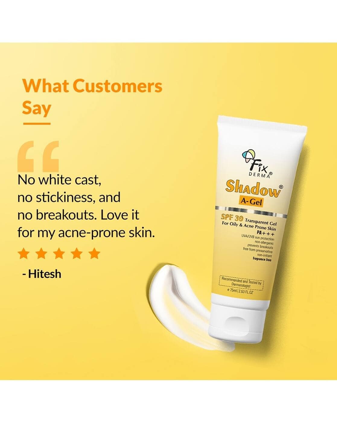 Fixderma Shadow  Gel Sunscreen