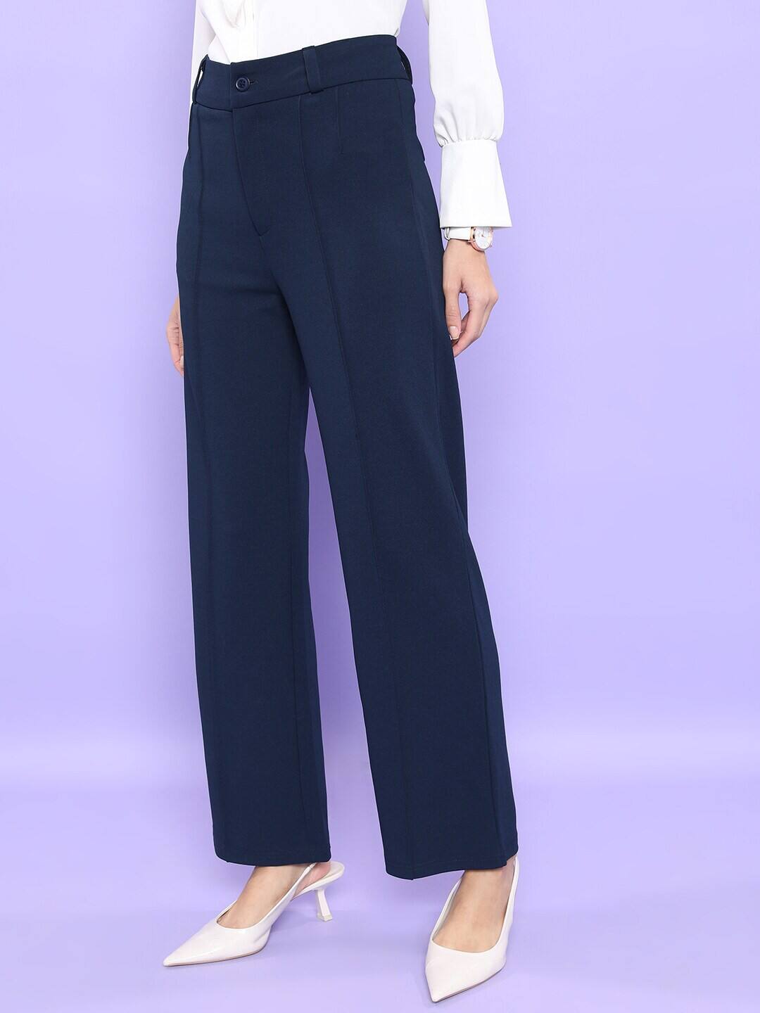 Tokyo Talkies: Women Flared Trousers Tokyo Talkies: Women Flared Trousers