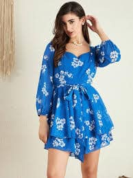 Berrylush Floral Printed Playsuit Berrylush Floral Printed Playsuit