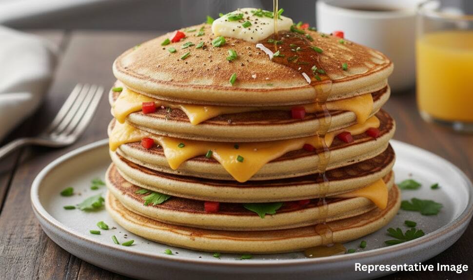 Cheese and Herb Pancakes Savoury