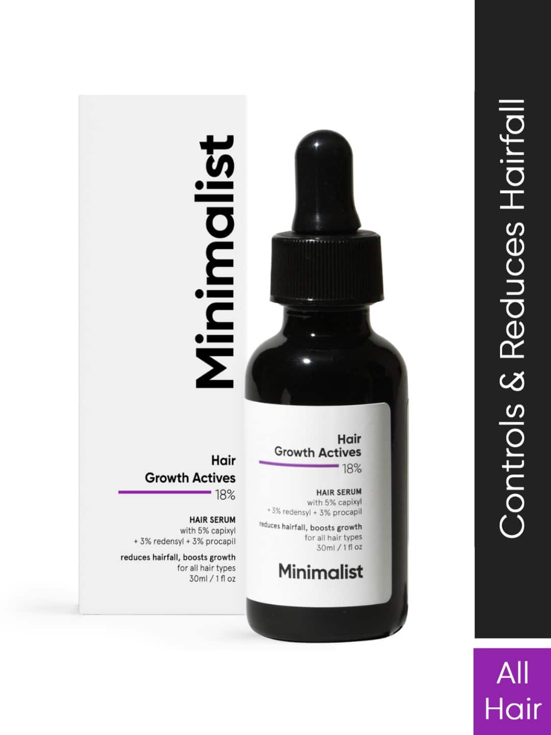 Minimalist 18% Hair Growth Actives Hair Serum Minimalist 18% Hair Growth Actives Hair Serum
