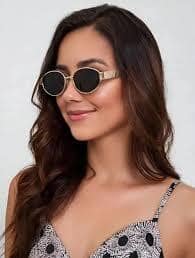  HAYDEN haiza Unisex Oval Sunglasses with UV Protected Lens