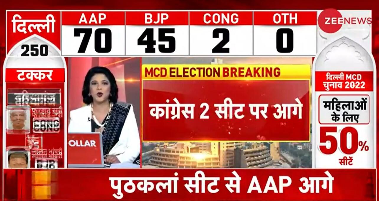 LIVE Delhi MCD result 2022