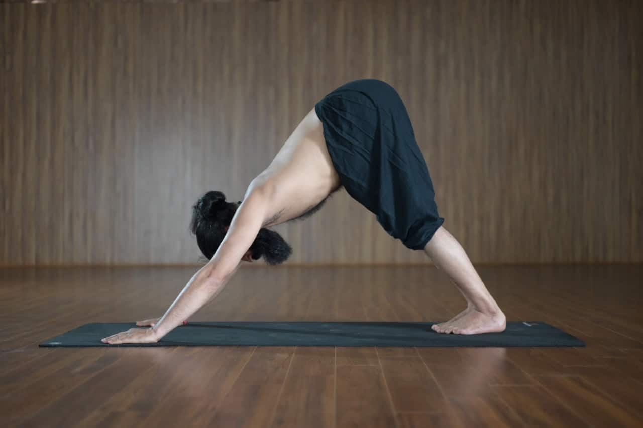 downward-facing svanasana