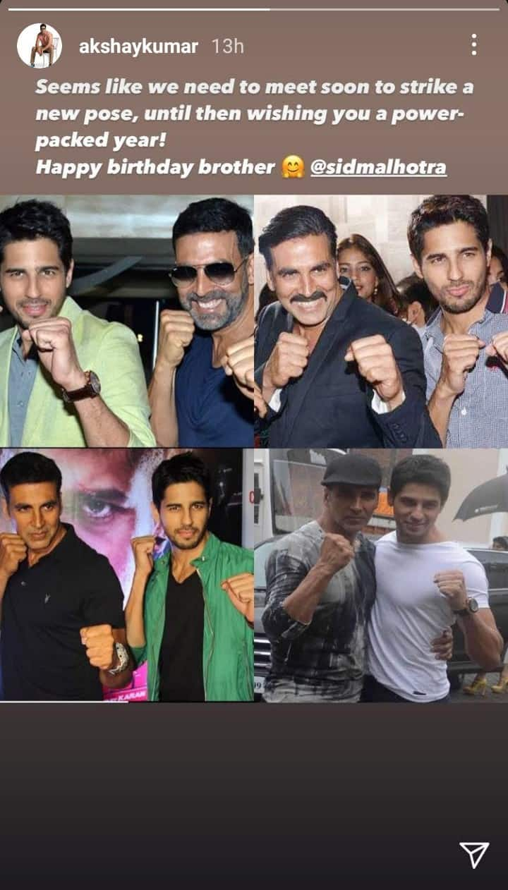 Akshay Kumar wishes Sidharth Malhotra