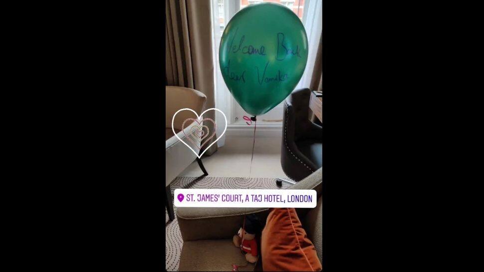 Anushka Sharma&#039;s Instagram story about welcome for daughter Vamika in London. (Source: Instagram)