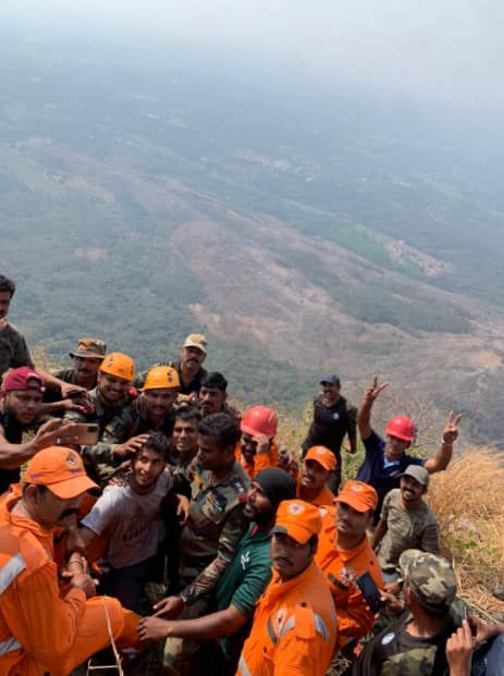 Man trapped on mountain face in Kerala's Palakkad for nearly 2 days rescued by Army