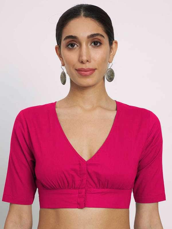 Thevasa V-Neck Saree Blouse Thevasa V-Neck Saree Blouse