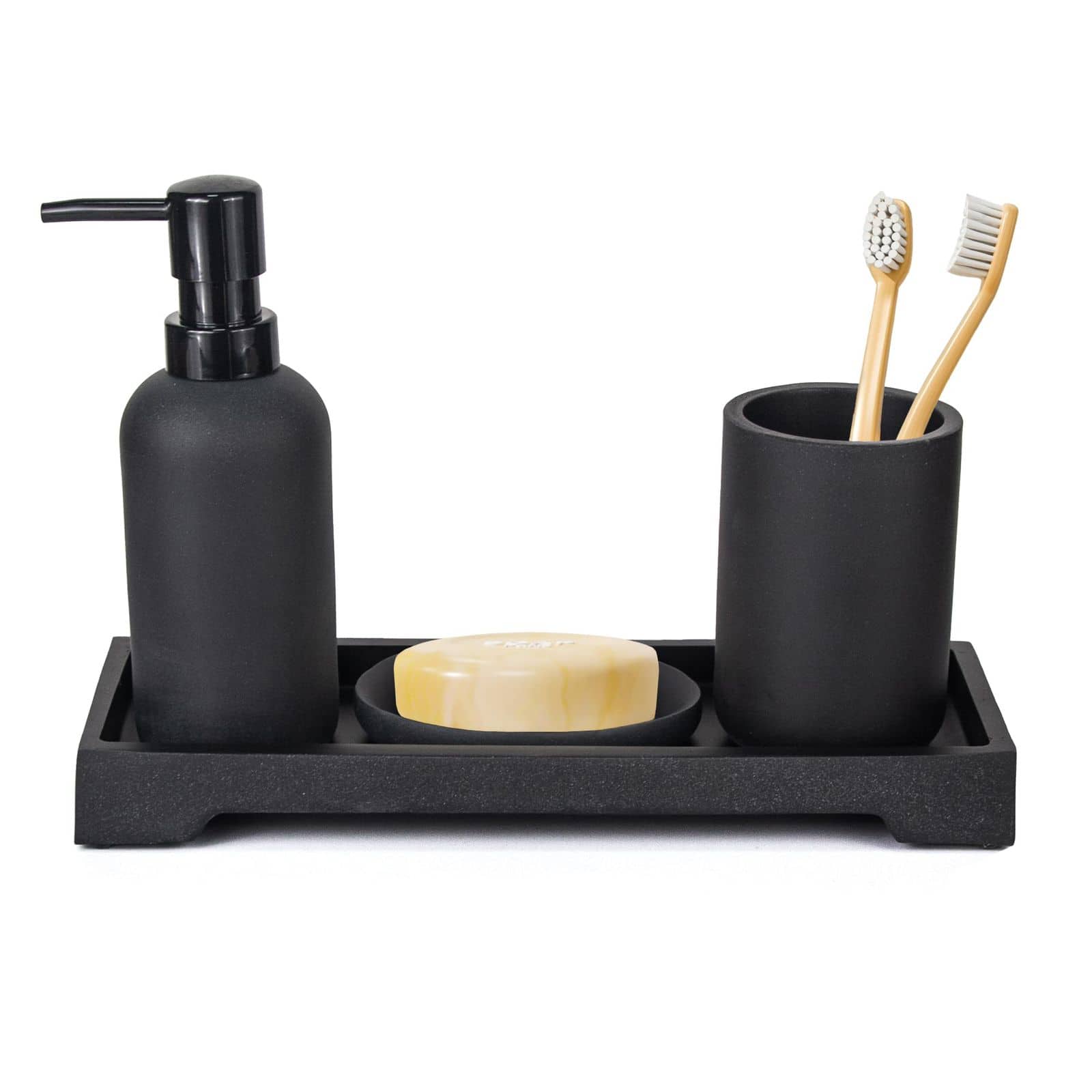 UMAI Polyresin Bathroom Accessories Set