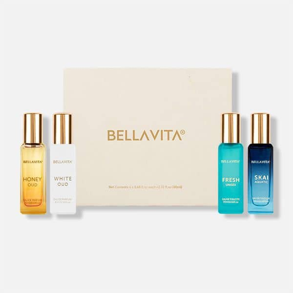 BellaVita Luxury Unisex Perfume Gift Set - 4 x 20ml