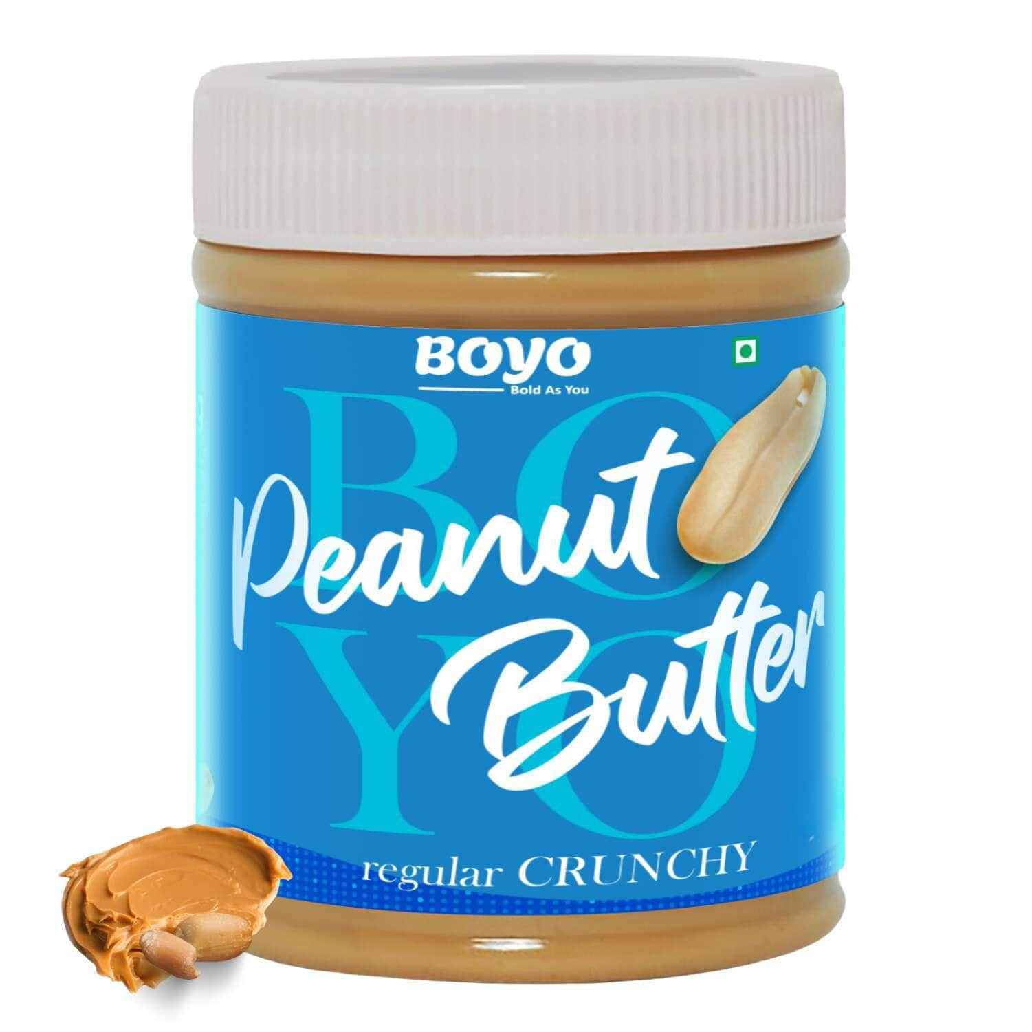 Boyo Peanut Butter Regular Crunchy Flavor - 510gm