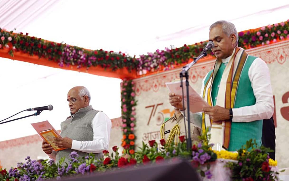 Bhupendra Patel takes oath as the Chief Minister of Gujarat