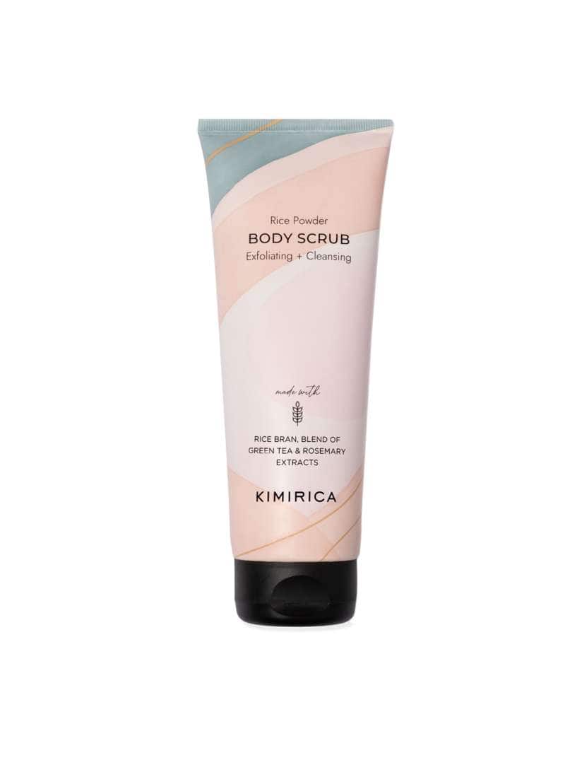 Kimirica Exfoliate &amp; Cleanse Rice Powder Body Scrub, 180g