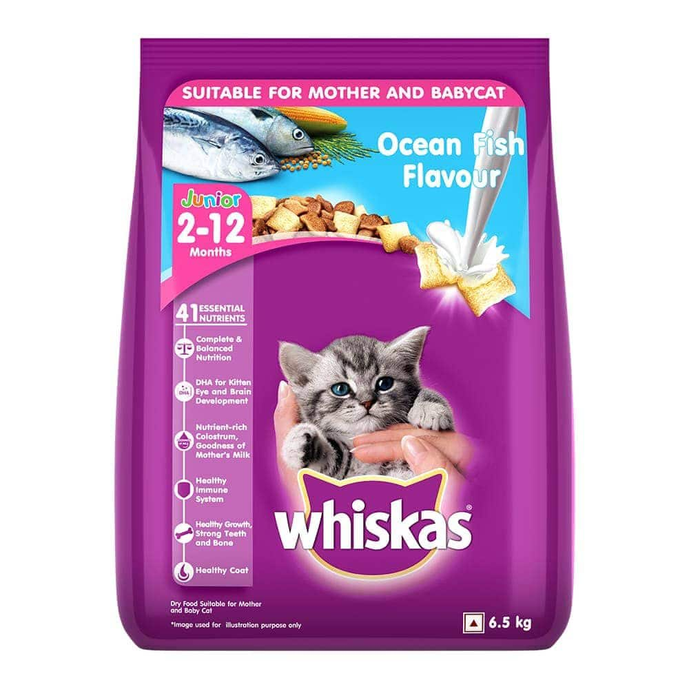 Whiskas Ocean Fish Kitten/Mother and Baby Cat Dry Food 