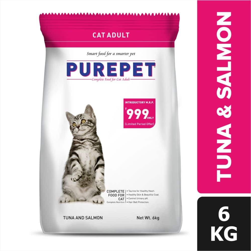 Purepet Tuna and Salmon Adult Cat Dry Food