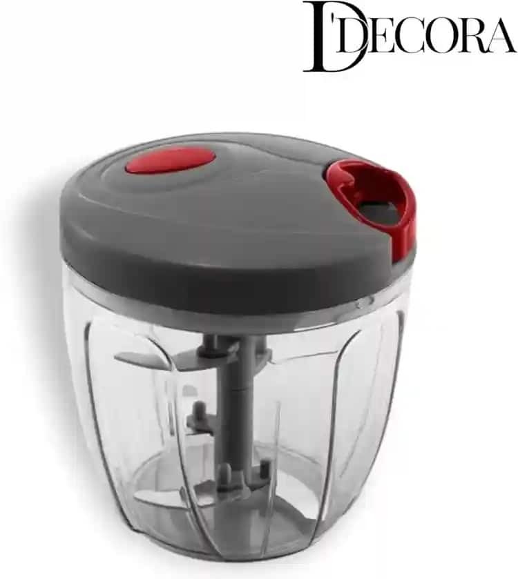 DDecora Heavy Duty 1000ml Unbrekable &amp; Cutter Vegetable &amp; Fruit Chopper  (1)