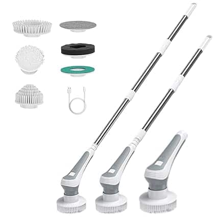 NexLev Spin Scrubber|6 Scrubbing Heads