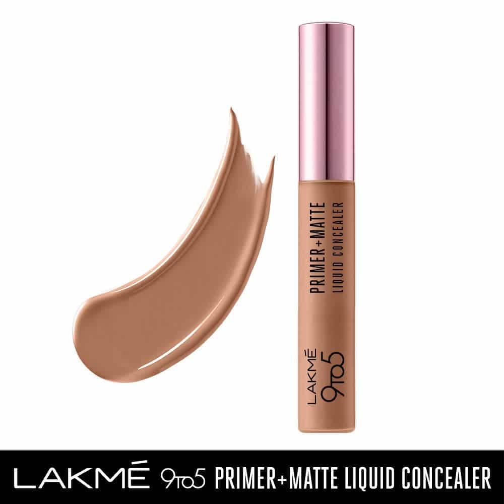 Lakme 9To5 Primer+Matte Liquid Concealer 34 Almond Lakme 9To5 Primer+Matte Liquid Concealer 34 Almond