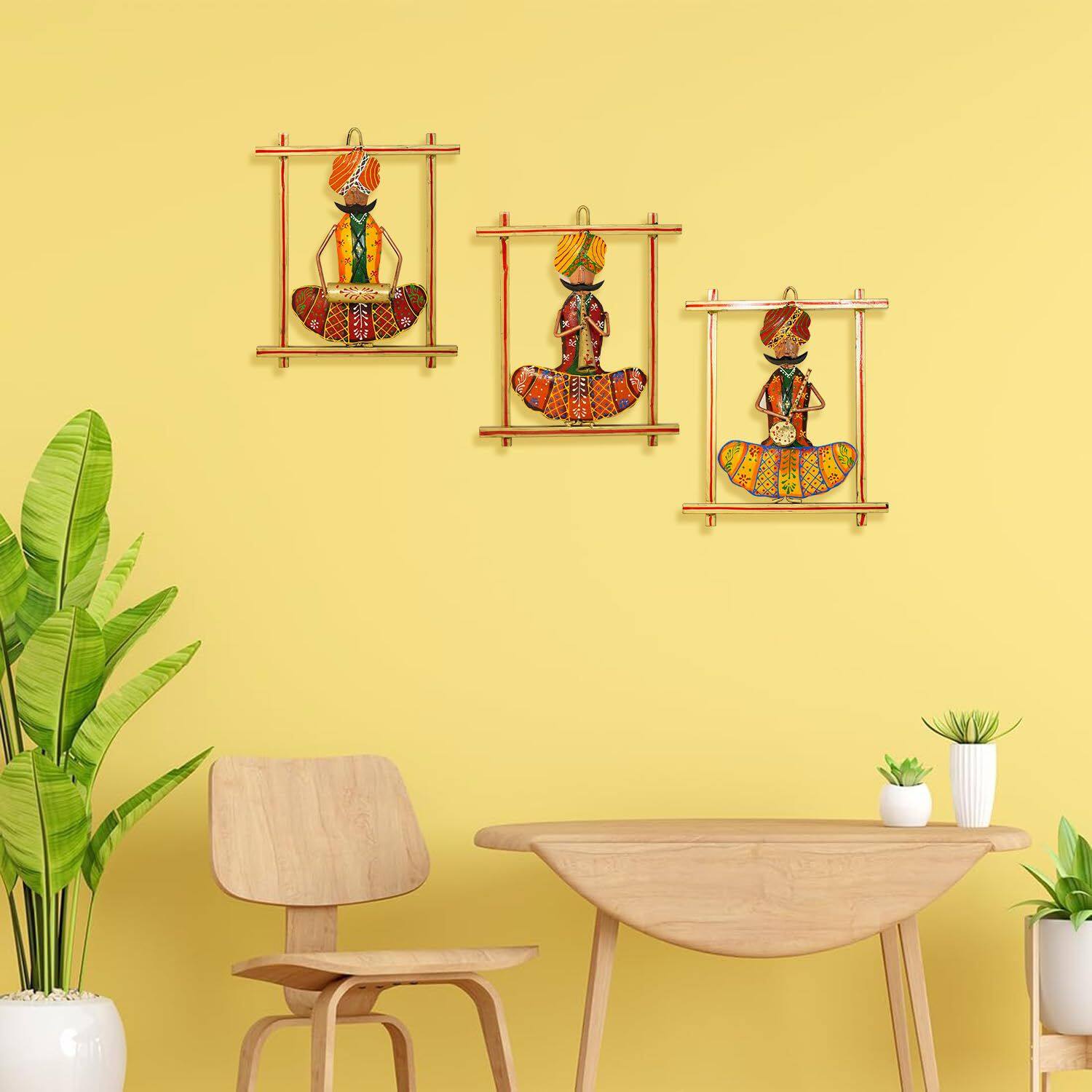 Ekhasa Rajasthani Musicians Metal Wall Decor: A Vibrant Touch Ekhasa Rajasthani Musicians Metal Wall Decor: A Vibrant Touch