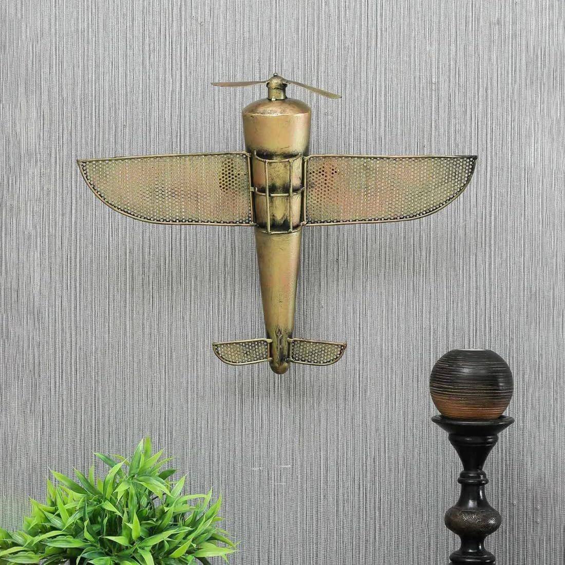 Ekhasa Metal Airplane Wall Decor: A Vintage Touch for Your Living Room Ekhasa Metal Airplane Wall Decor: A Vintage Touch for Your Living Room