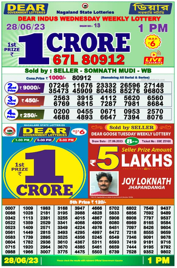 Gold lotto on sale results 3915