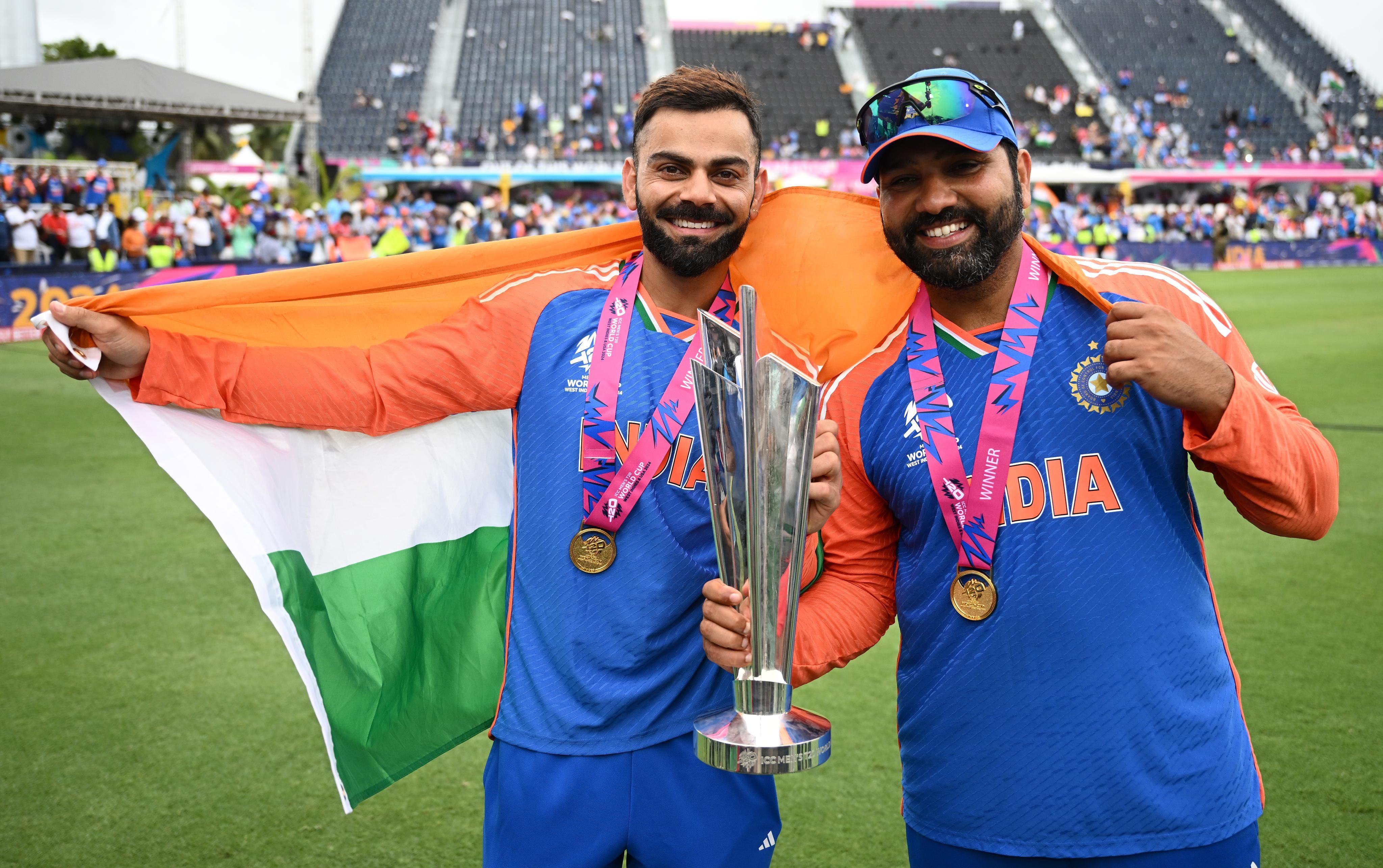 Team India's Triumphant Celebration After Winning The T20 World Cup ...