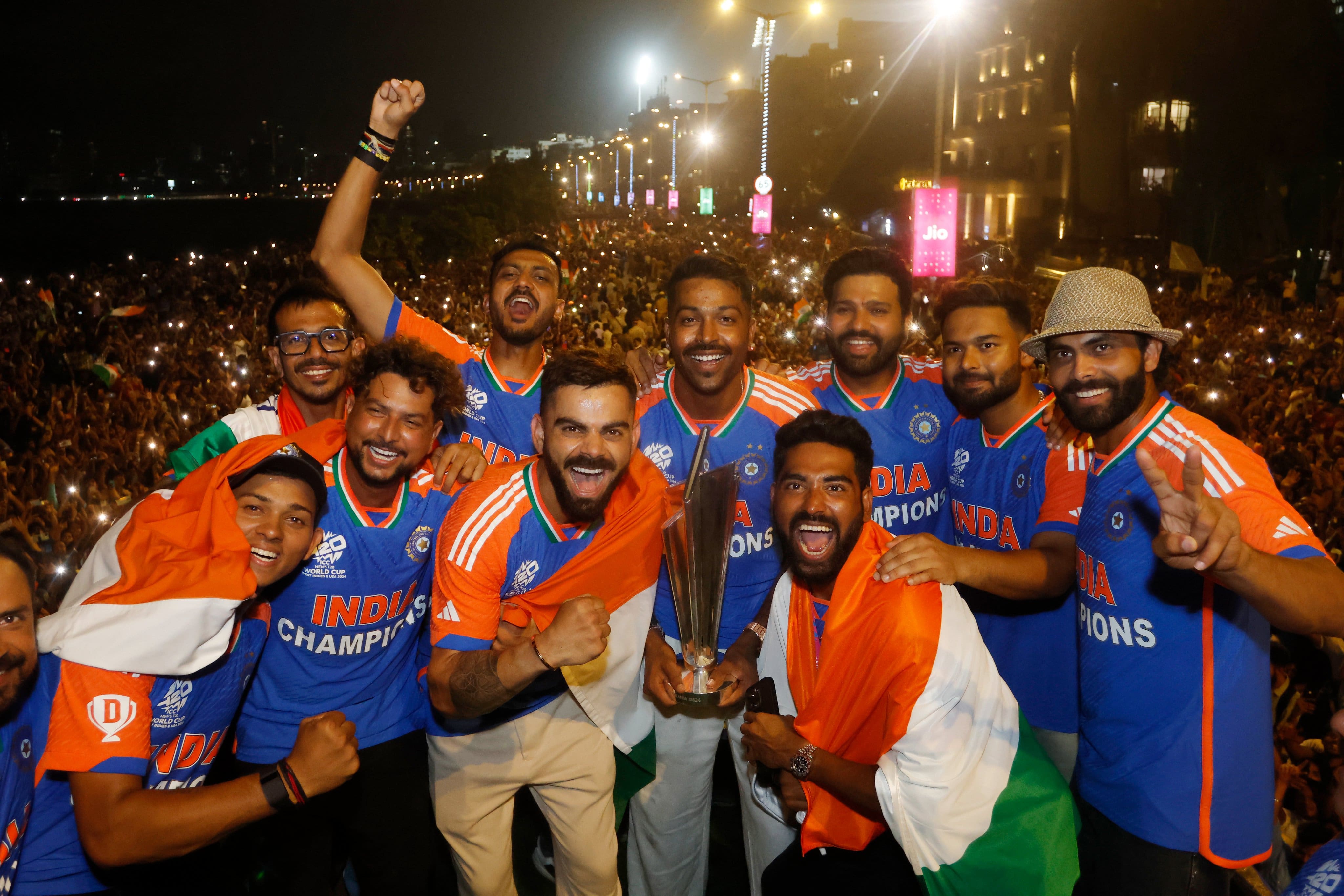 Team India's Homecoming: Mumbai Stages Perfect Welcome For T20 World ...