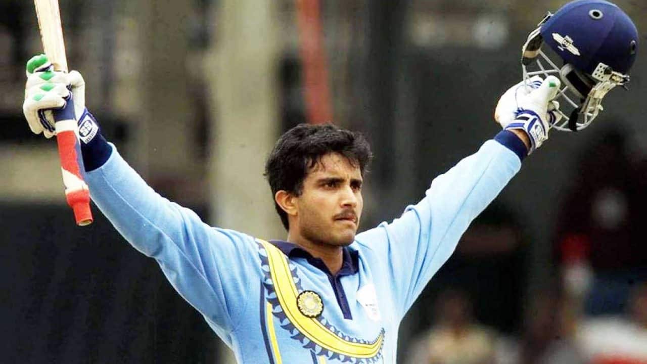 Sourav Ganguly loved scoring centuries in ICC Champions Trophy events. (Source: Twitter)