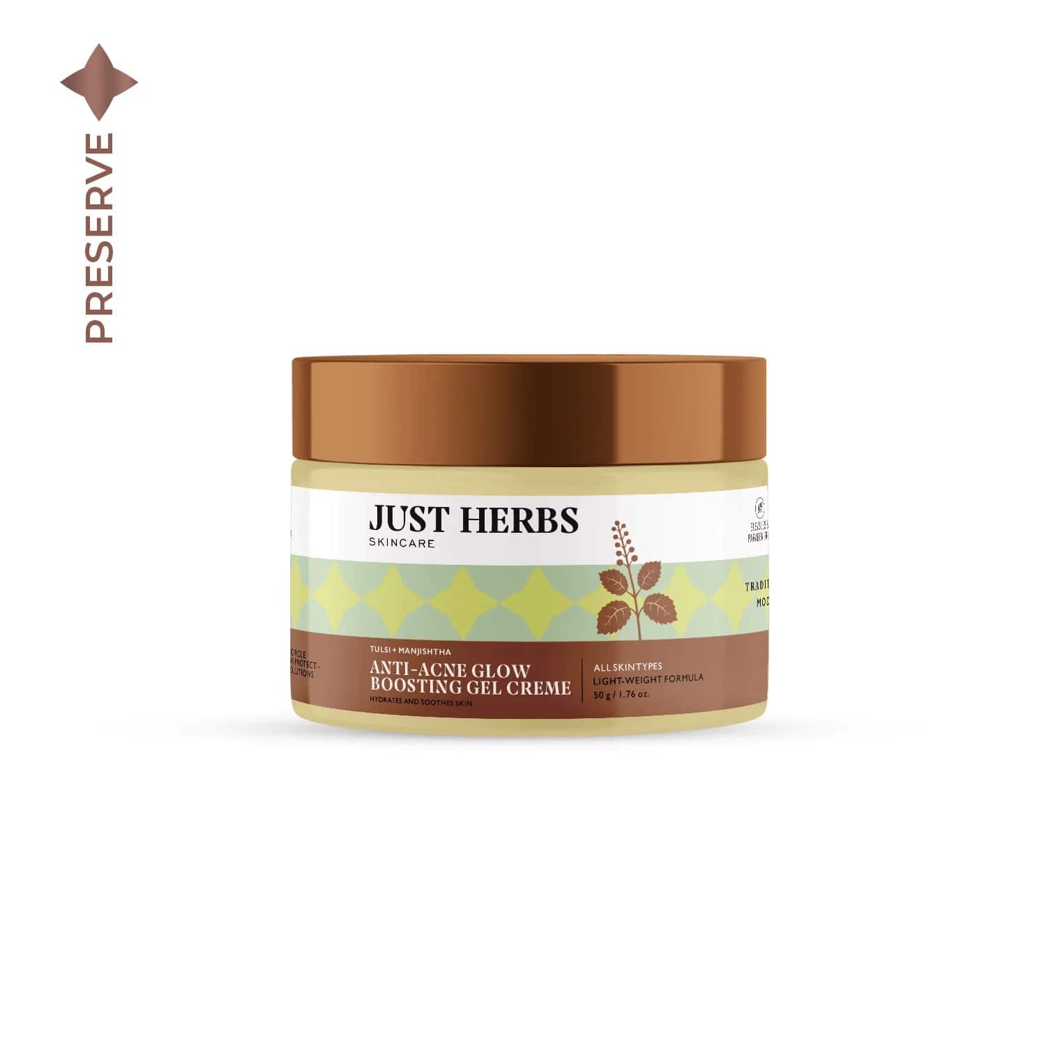 Just Herbs Anti-Acne Glow Boosting Gel Creme Just Herbs Anti-Acne Glow Boosting Gel Creme