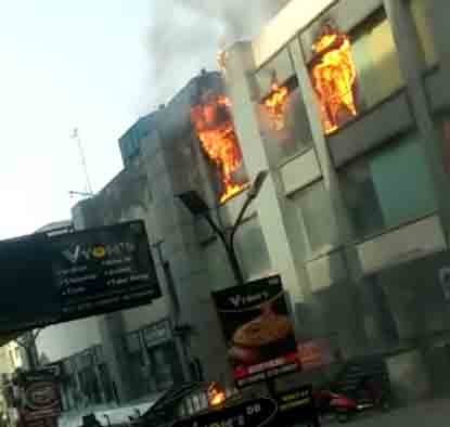 Ghaziabad fire mall 