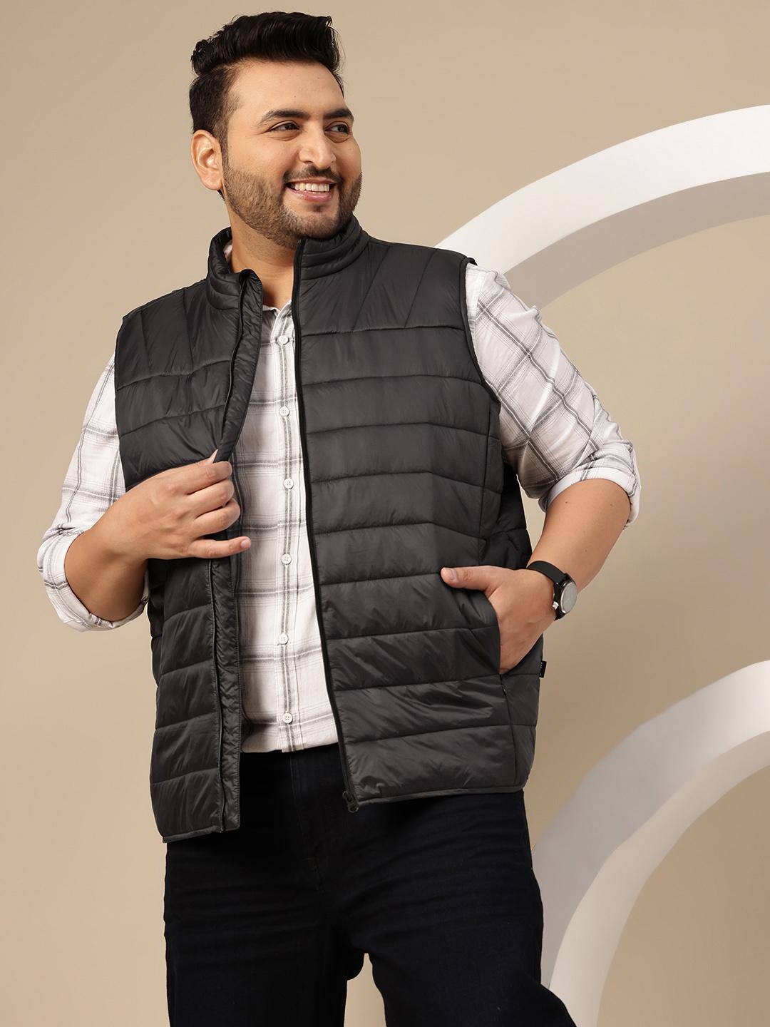 Sztori Men Plus Size Outdoor Puffer Jacket Sztori Men Plus Size Outdoor Puffer Jacket