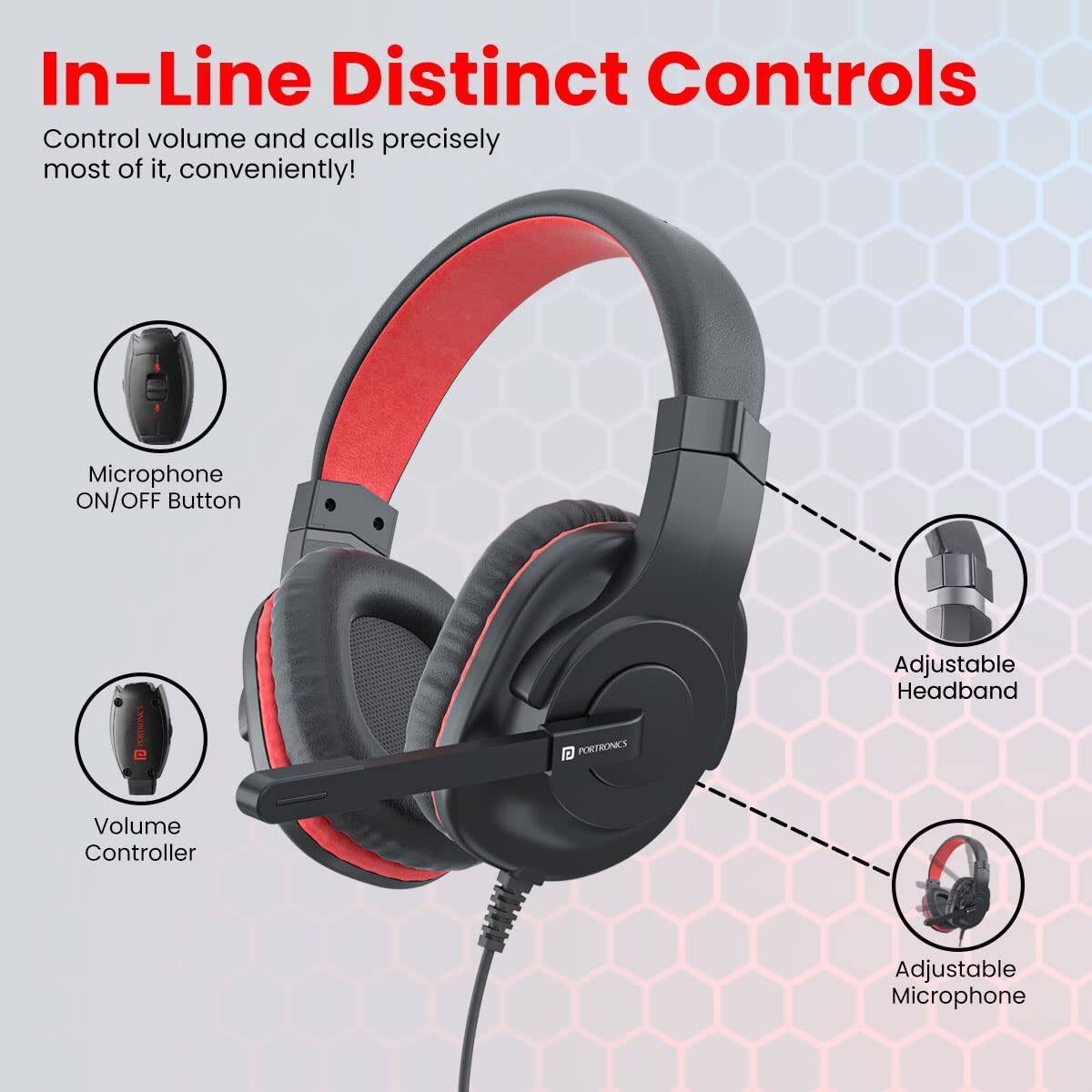 Portronics 1531 Genesis Wired Gaming Headset