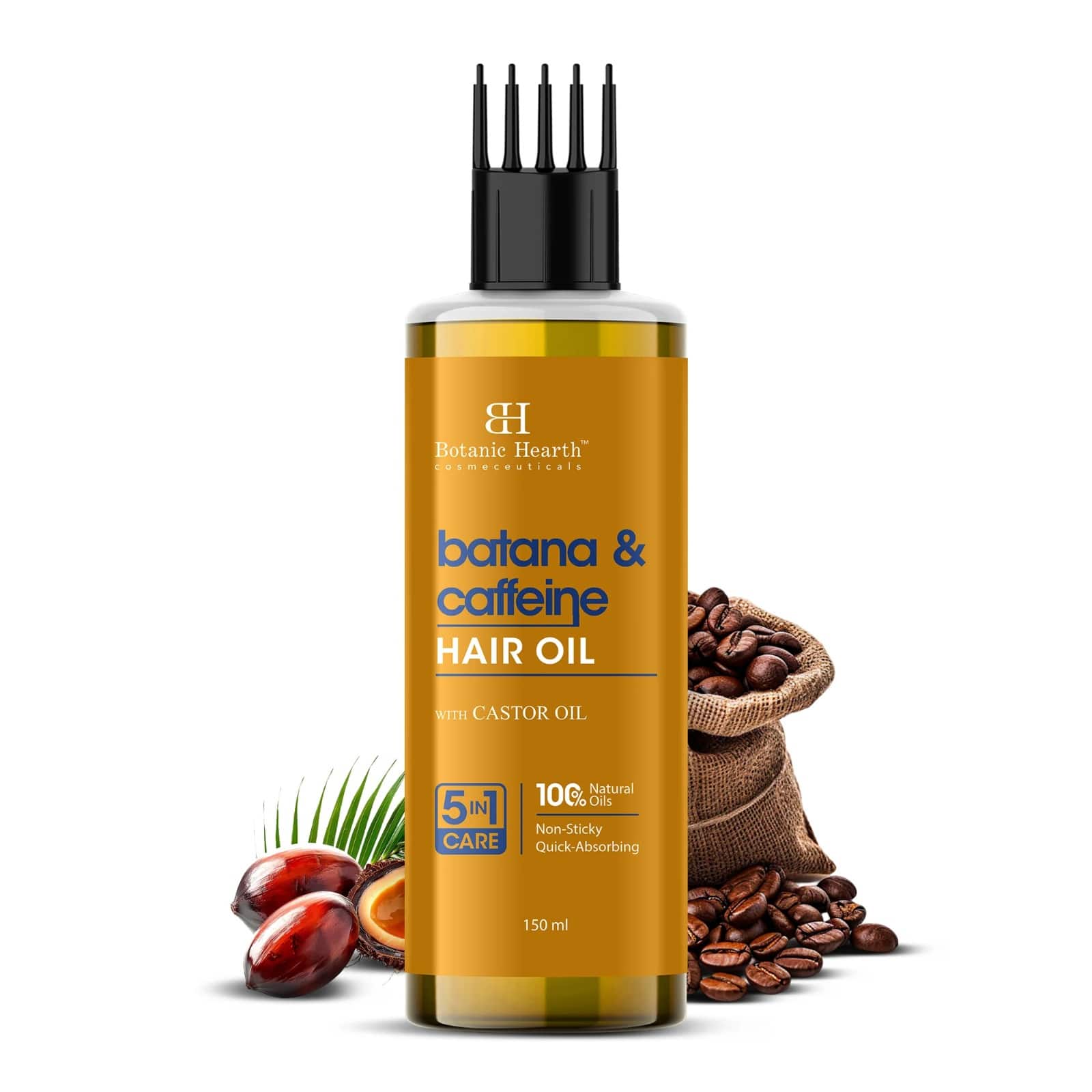 Botanic Hearth India Batana Caffeine Hair Nourishing Oil Botanic Hearth India Batana Caffeine Hair Nourishing Oil