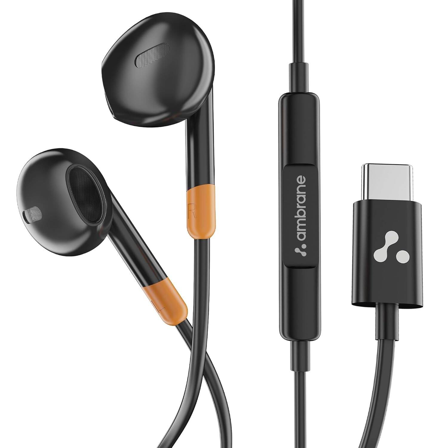 Ambrane Wired Type C in Ear Earphones