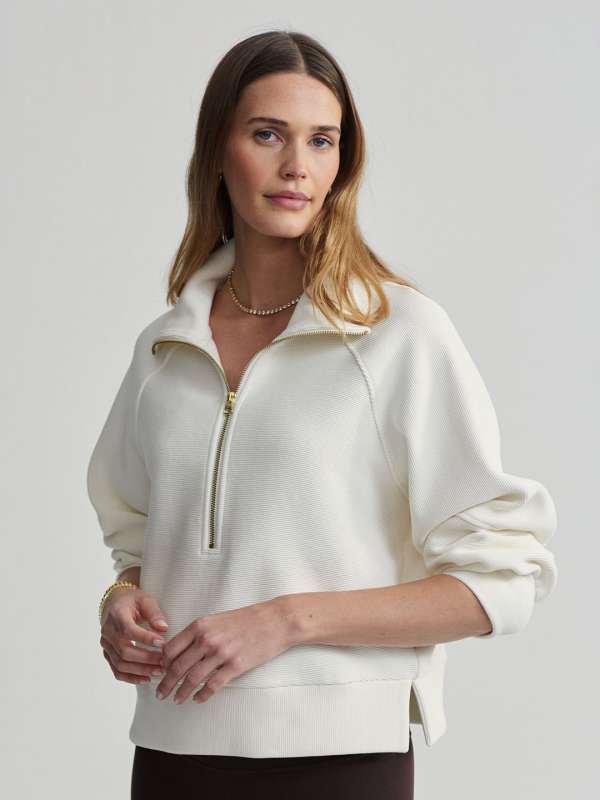 Stylecast X Kotty Women High Neck Long Sleeves Sweatshirt Stylecast X Kotty Women High Neck Long Sleeves Sweatshirt