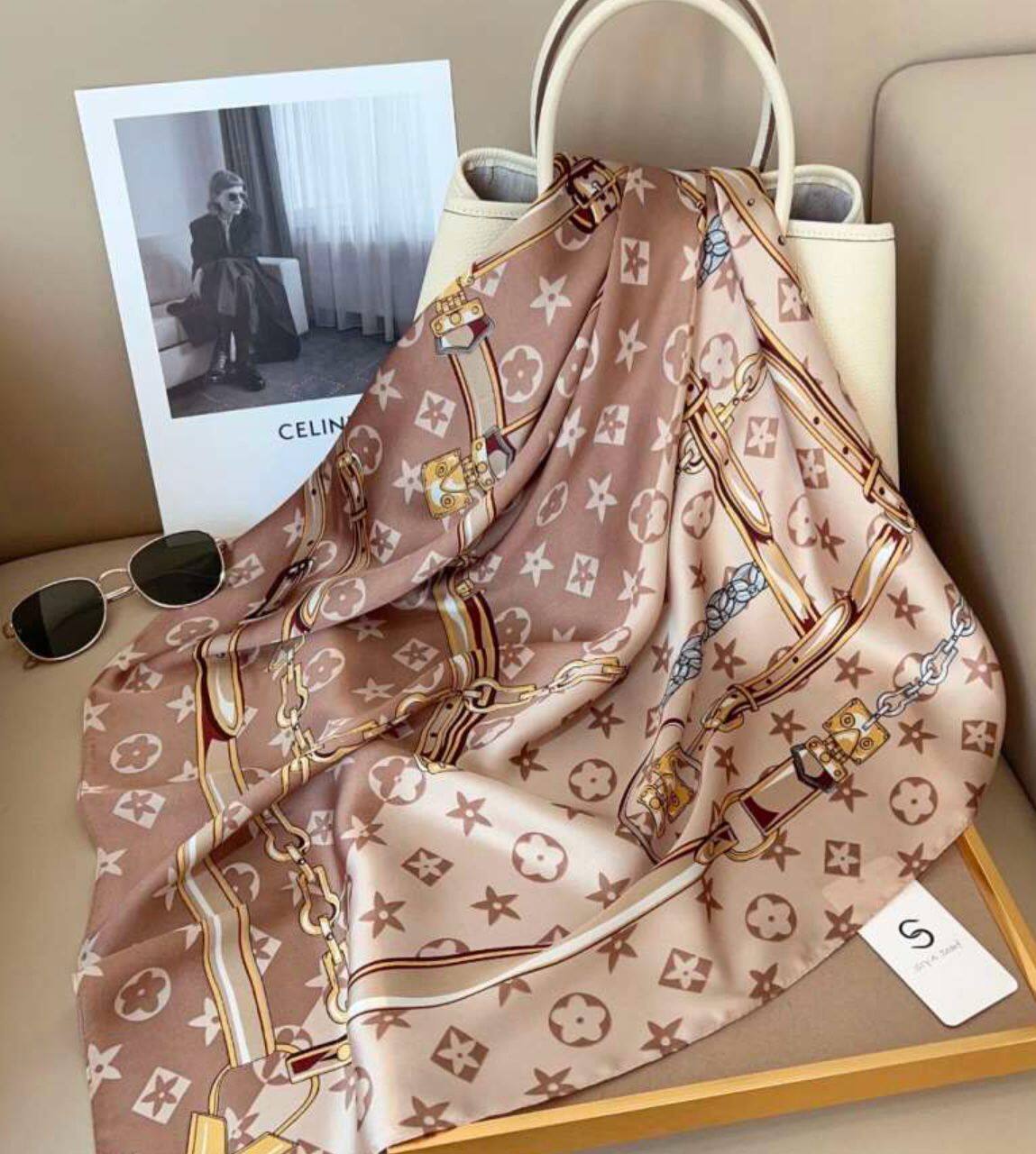 CrossKulture Women Printed Satin Scarf