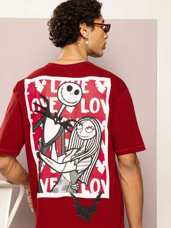 3. Kook N Keech Disney Graphic Printed Drop-Shoulder Pure Cotton Casual T-Shirt1. THE BEAR HOUSE Men's Printed Oversized T-Shirt