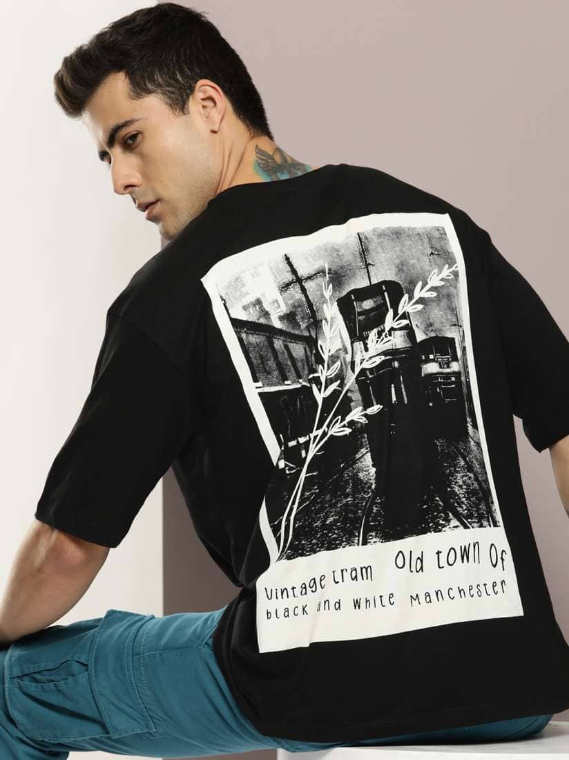 4. Kook N Keech Graphic Printed Drop-Shoulder Sleeves Pure Cotton Oversized T-Shirt1. THE BEAR HOUSE Men's Printed Oversized T-Shirt