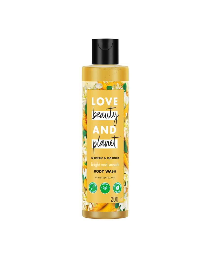 2. Love Beauty & Planet Turmeric & Moringa Body Wash for Glowing Skin