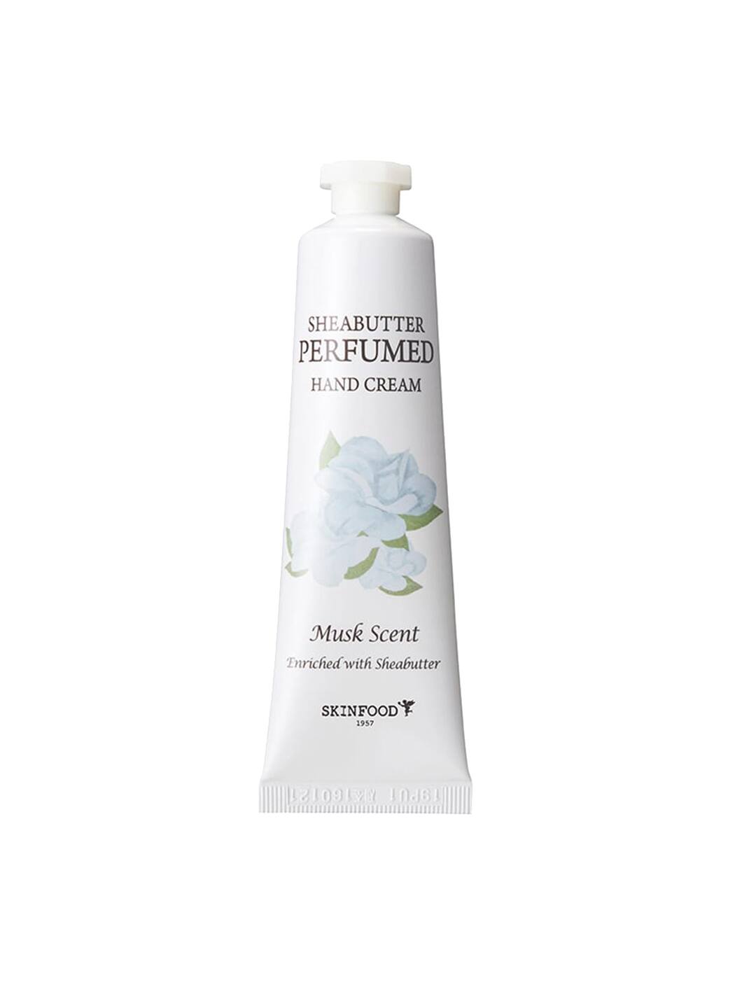  4. SKINFOOD Musk Scent Shea Butter Perfumed Hand Cream for Dry Skin