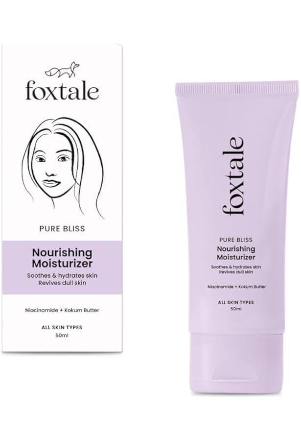 1. Foxtale Nourishing Face Moisturizer with Niacinamide