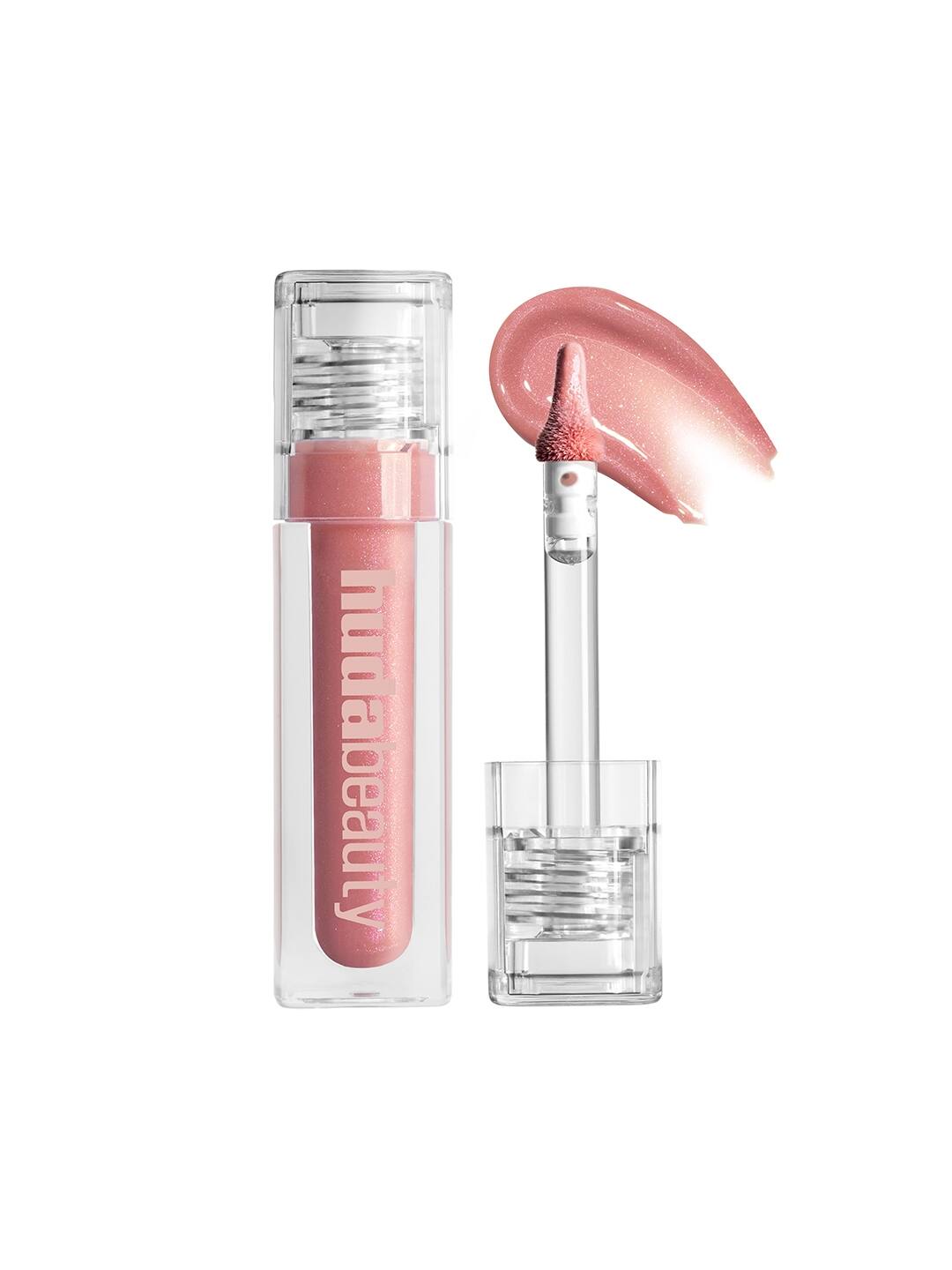 1. Huda Beauty Faux Filler High Shine Lip Gloss with Vitamin E & Collagen