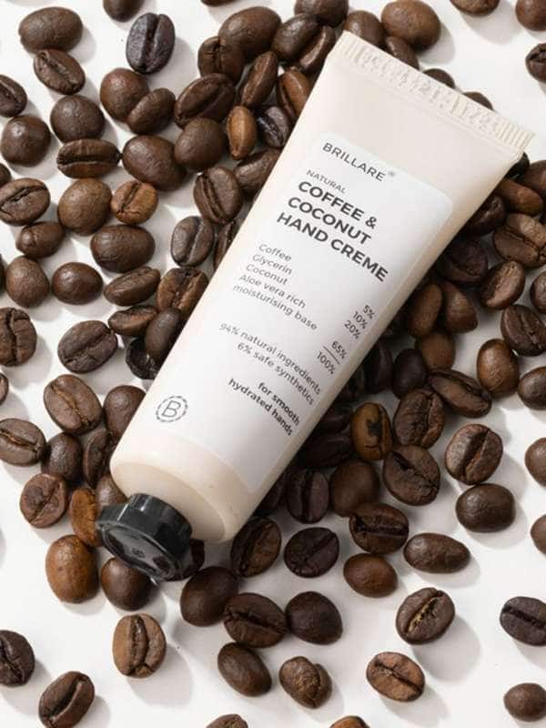 1. BRILLARE Natural Coffee & Coconut Hand Creme