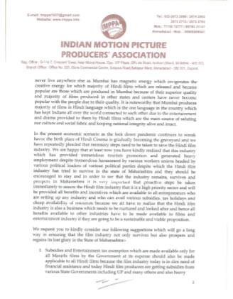 Will do whatever is needed to ensure that the film industry stays in Maharashtra: IMPPA writes to Maharashtra CM Uddhav Thackeray